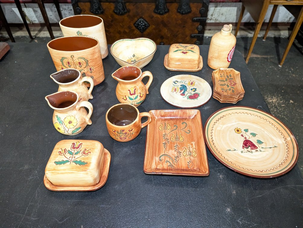 Mixed Hand‑Painted Pennsbury Pottery Group