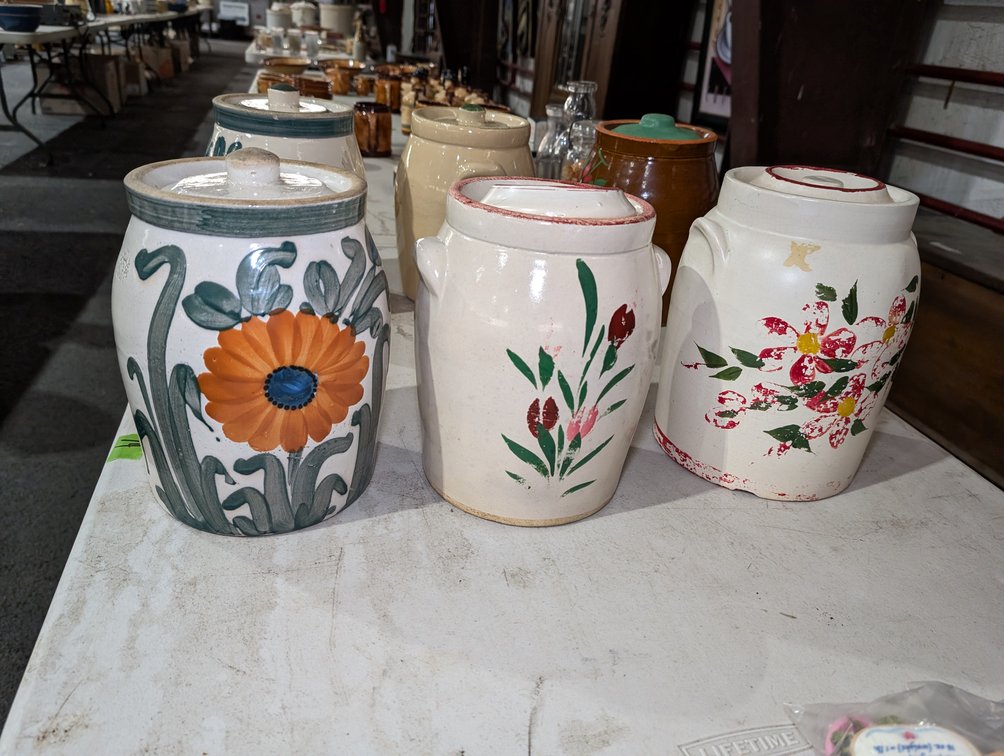 (3) Decorative Crocks