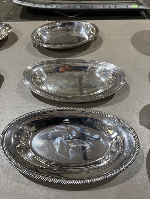 Lot of Silverplate Dishes - Trays