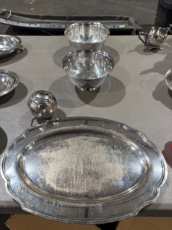 Lot of Silverplate Dishes - Tray, Bowls