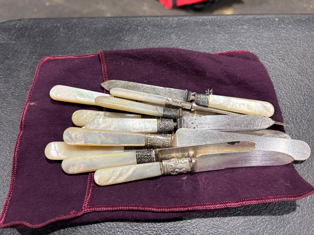 Mother of Pearl Handled Butter Knives