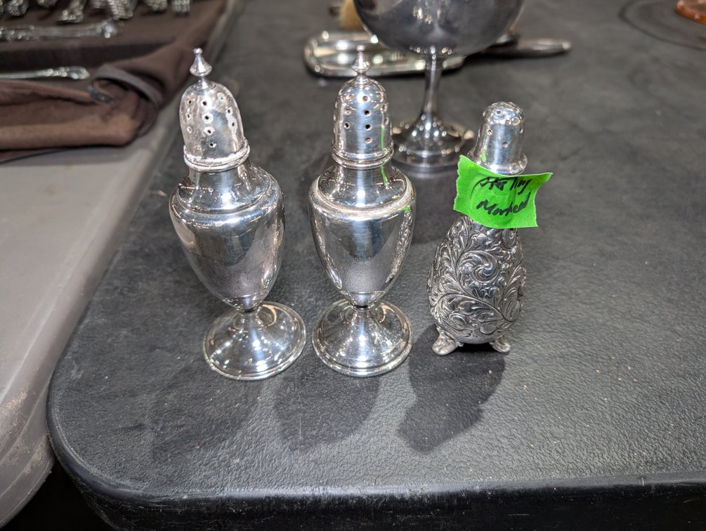 Sterling Silver Salt and Pepper Shakers
