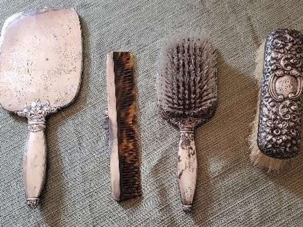 Silver Dresser Set