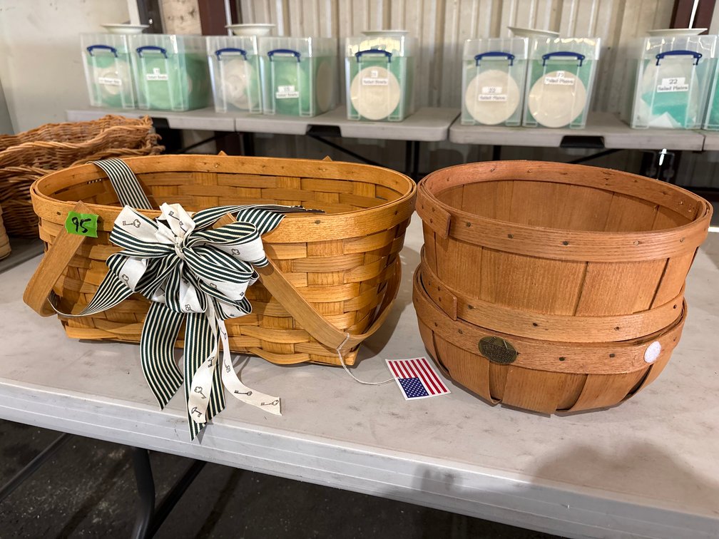 (3) Peterboro Baskets