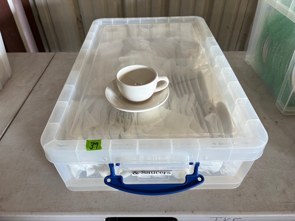 (40) Core Coffee Cups & Saucers