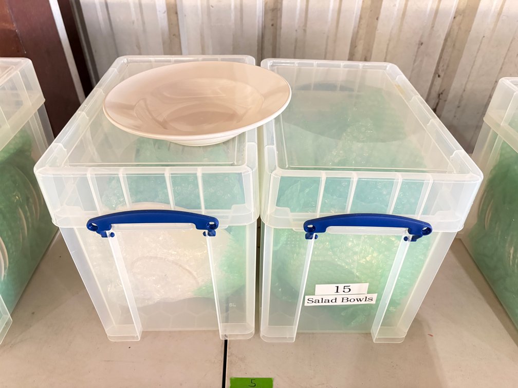 (2) Containers Core Salad Bowls