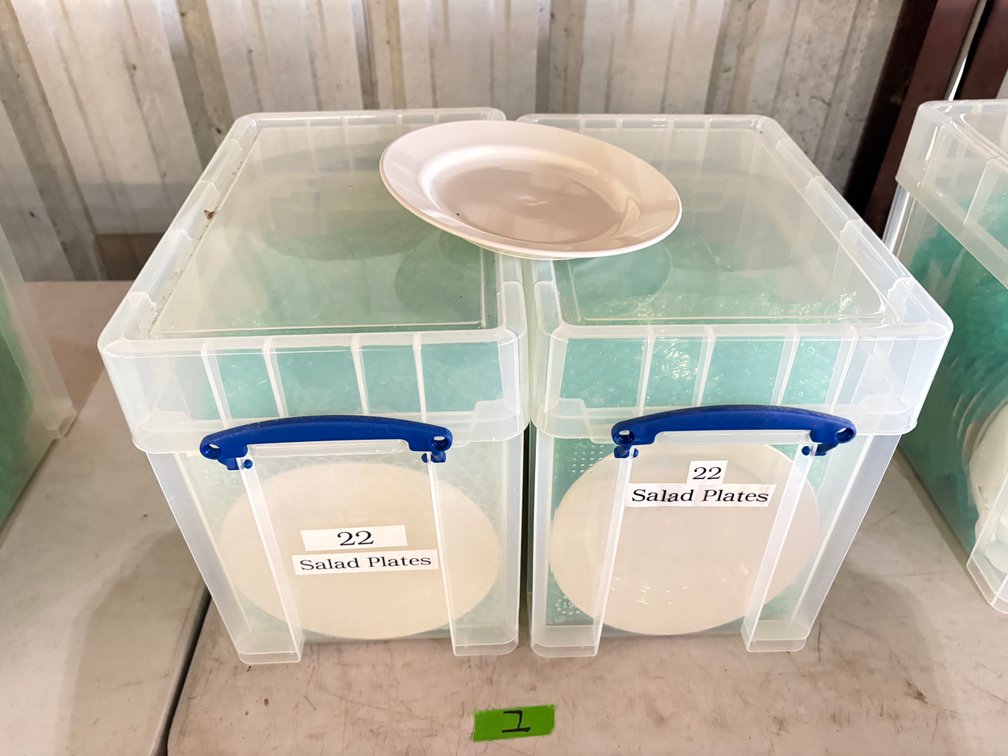 (2) Boxes Core Salad Plates
