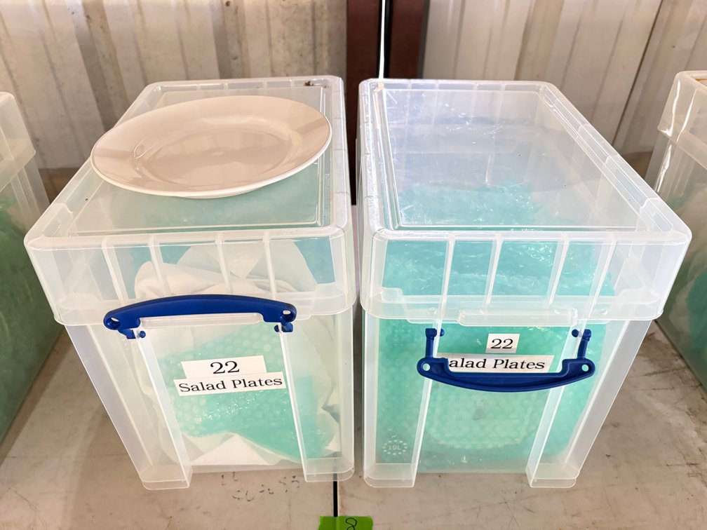 (2) Boxes Core Salad Plates