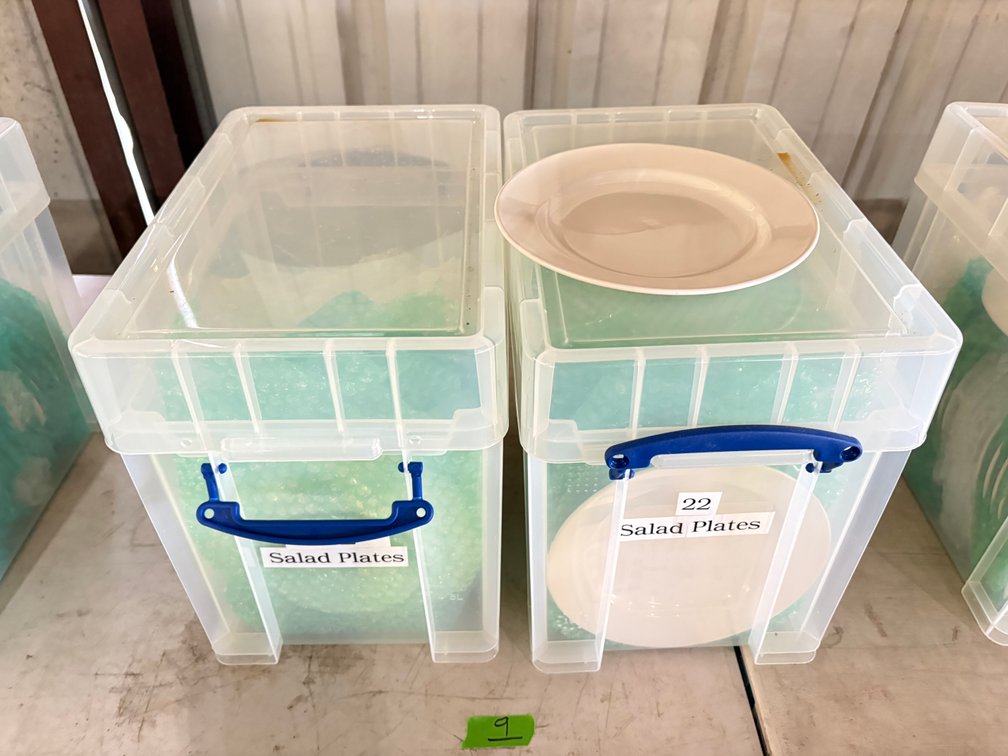 (2) Boxes Core Salad Plates