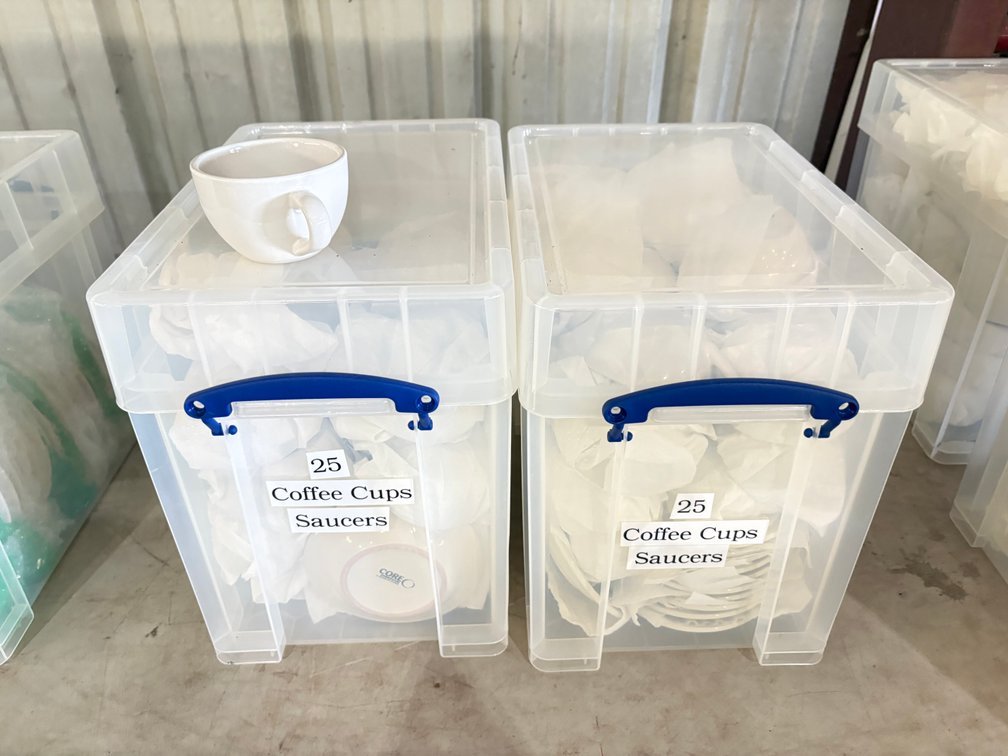 (2) Boxes Core Coffee Cups & Saucers