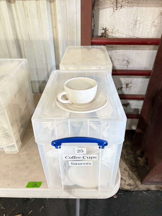 (2) Boxes Core Cups & Saucers