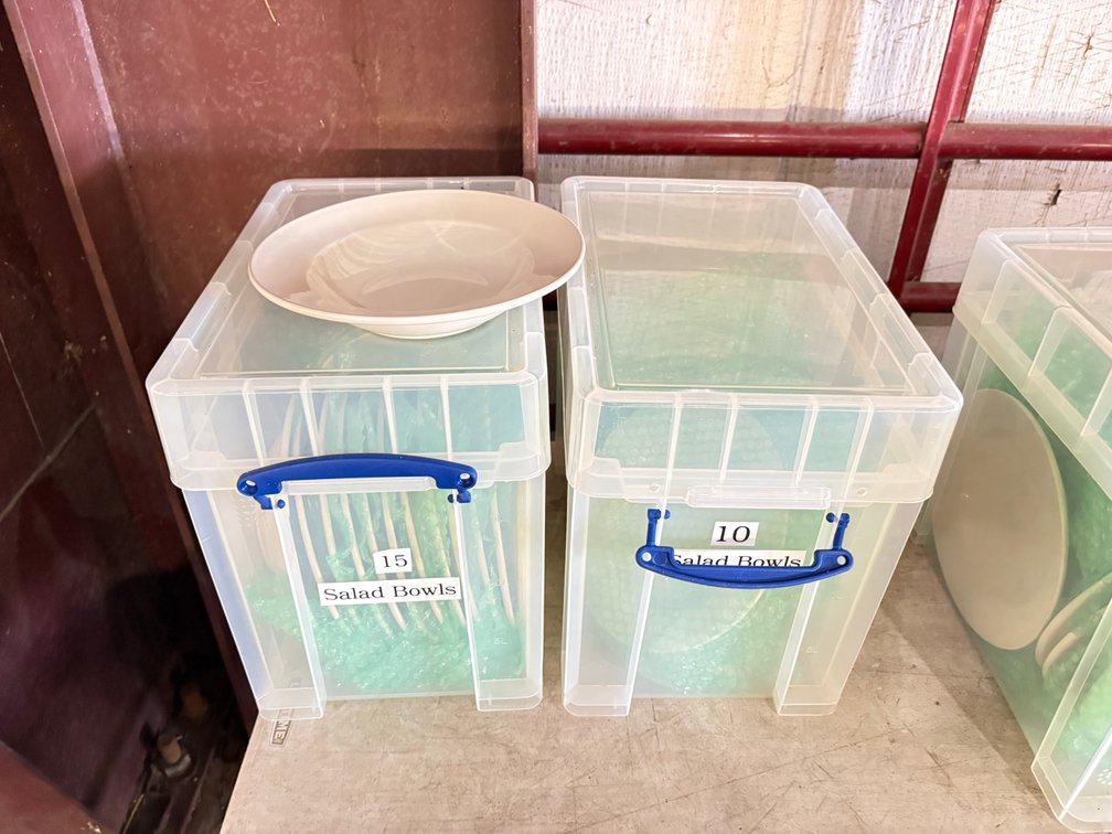 Tub of 15 Core Salad Bowls & Tub of 10