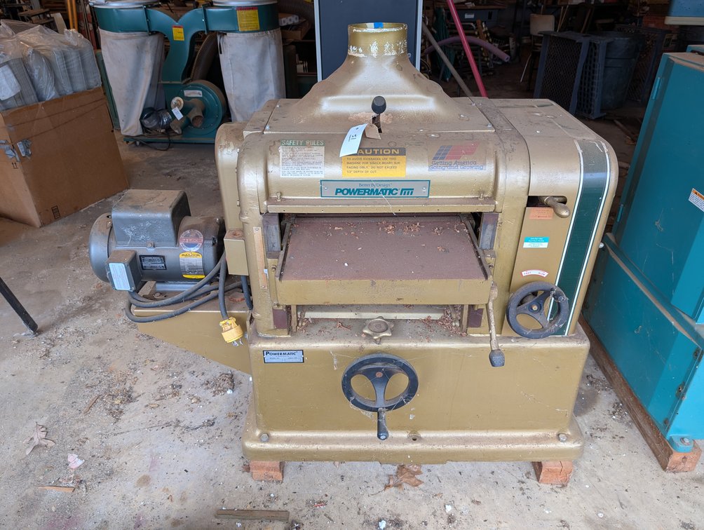 Powermatic Model 180 Wood Planer