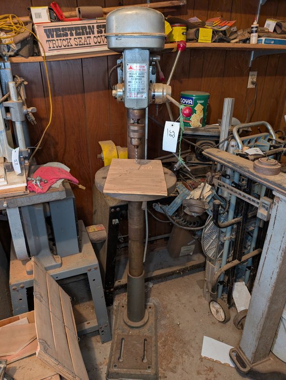 Intergram Machine AG 12F Tool Heavy-Duty Drill Press
