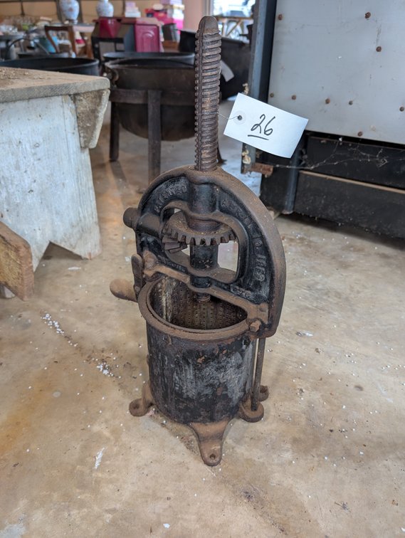 Enterprise Sausage Stuffer Lard Press