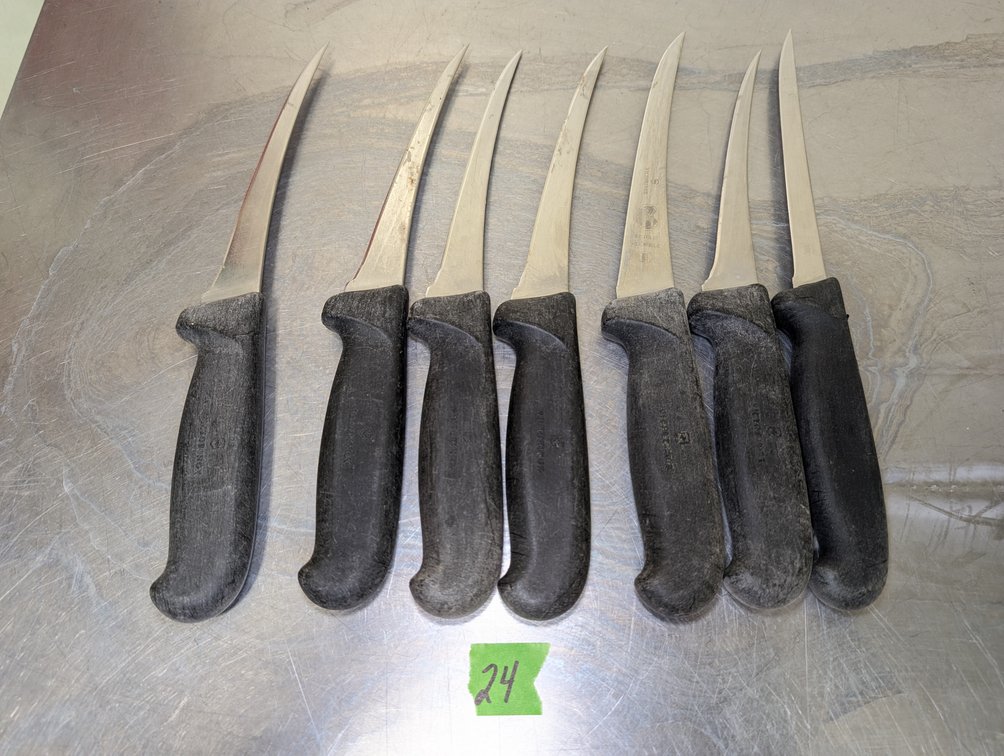 (7) Commercial Grade Filet Knives