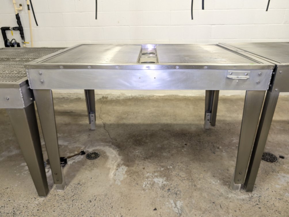 Stainless Steel Poultry Processing Table