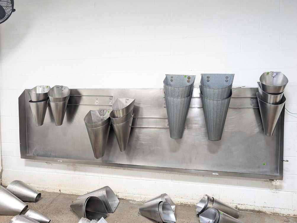 Stainless Steel Poultry Cone Rack