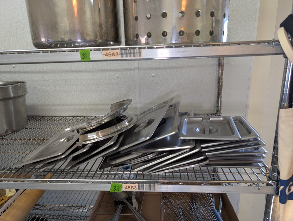 Stainless Slotted Steam Table Pan Covers
