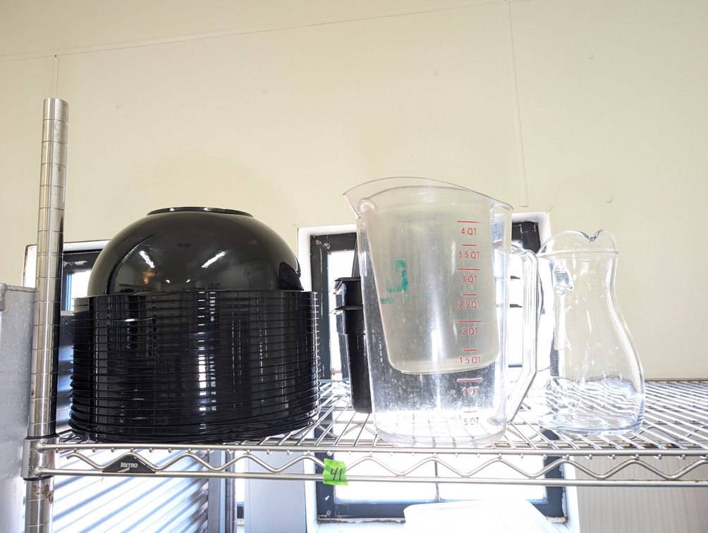Misc Measuring Cups and Plastic Serving Bowls