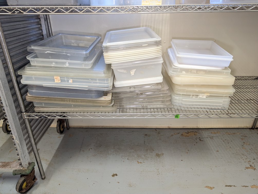 Large Lot of Food Storage Lids and Containers