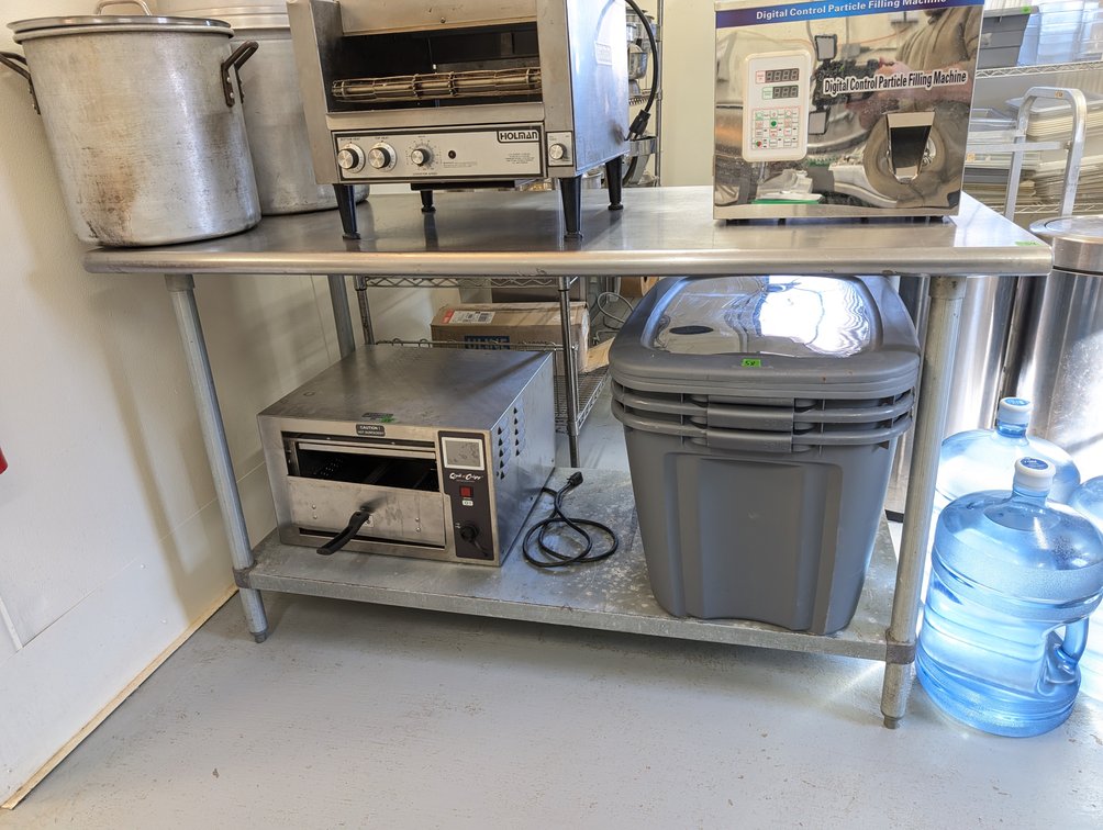 Stainless Steel Prep Table