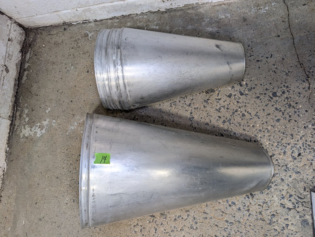 Group of Stainless Steel Poultry Cones (No Hooks)