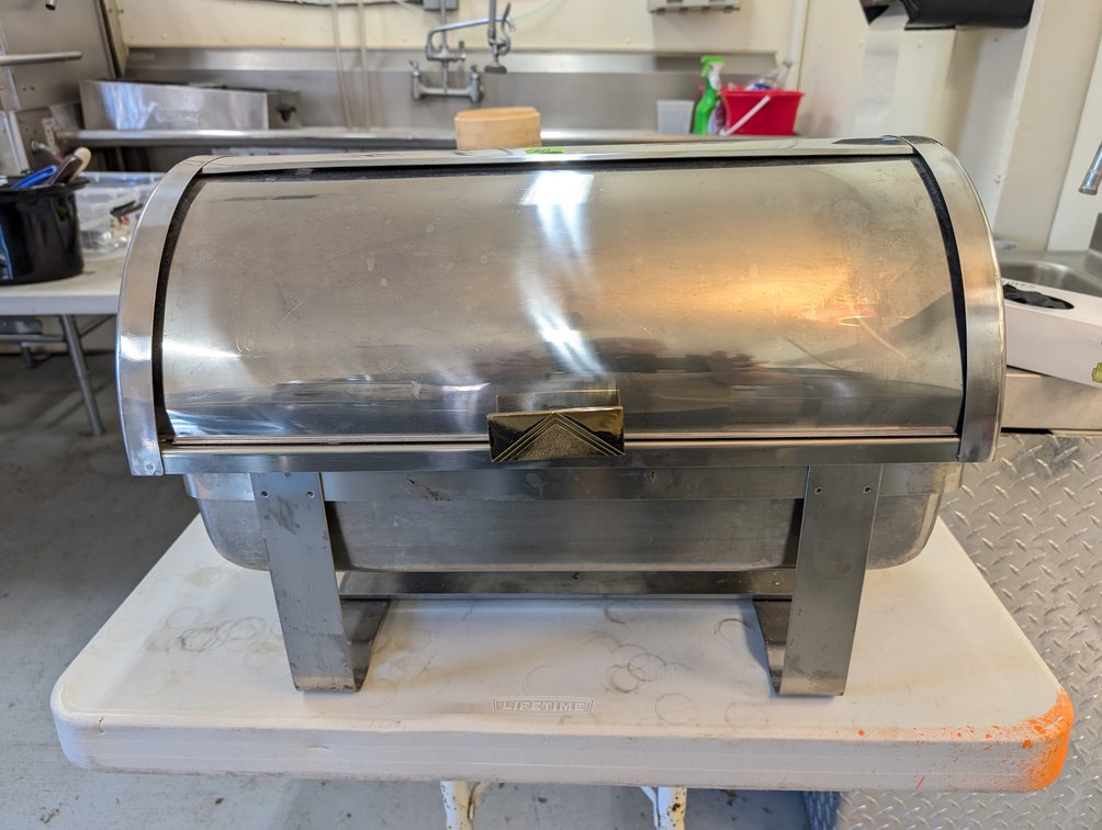 Stainless Roll Top Chafing Dish