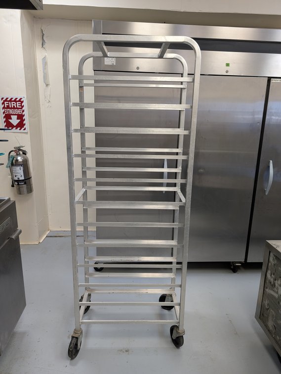 Commercial Aluminum Mobile Sheet Pan Rack