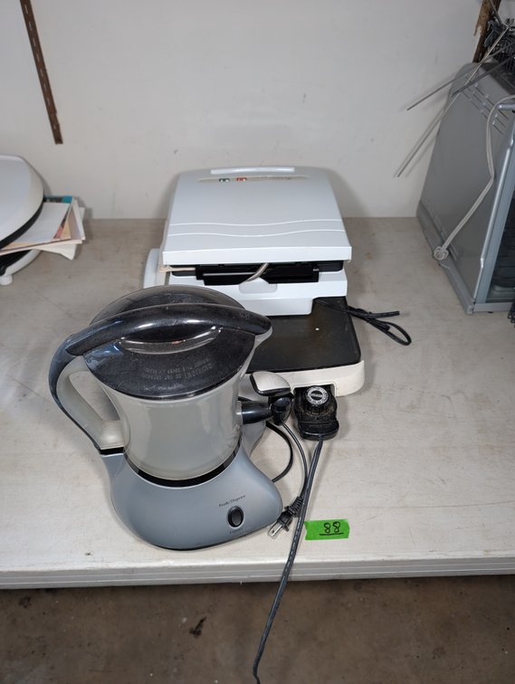 Electric Griddle, Hot Drink Maker, and Waffle Maker