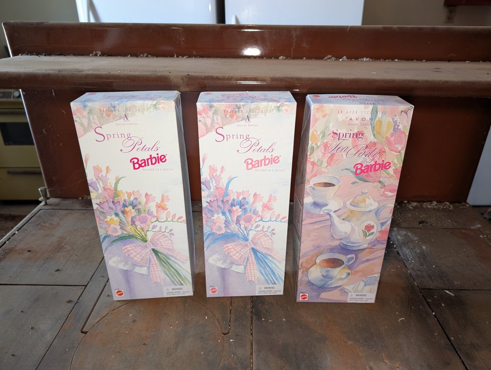 Spring Series Avon Special Edition Barbie Dolls