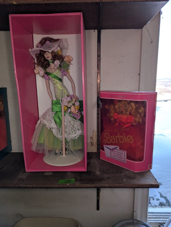 Bob Mackie 24" Spring Beauty Doll & 990 Mattel Special Edition Party Sensation Barbie Doll