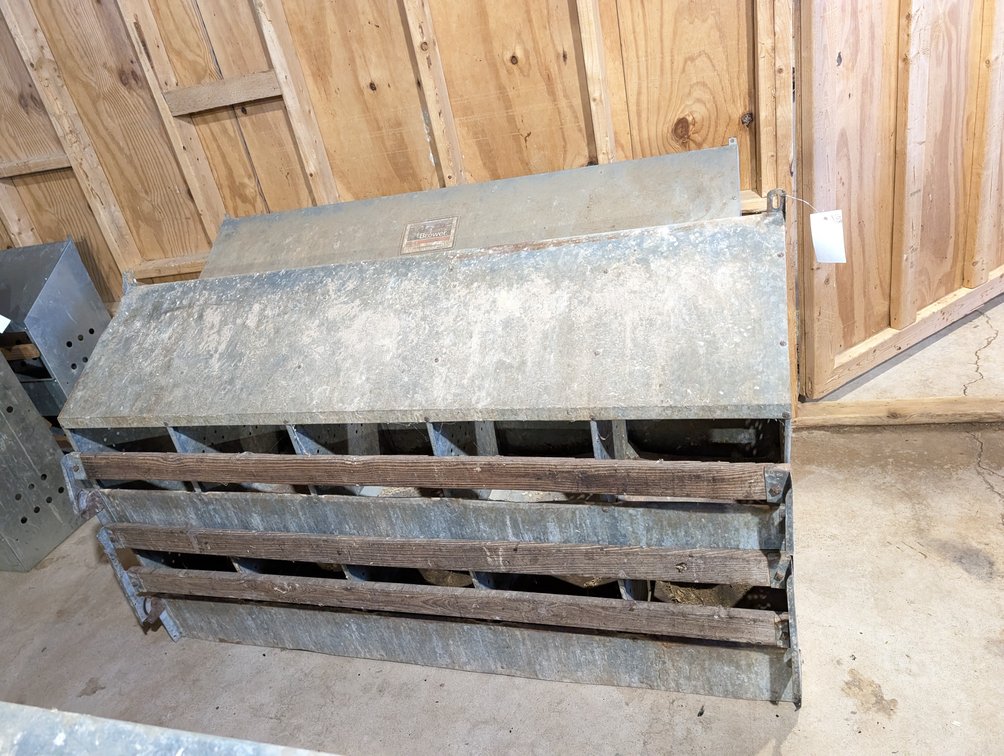 (2) Brower Galvanized Steel Nesting Boxes