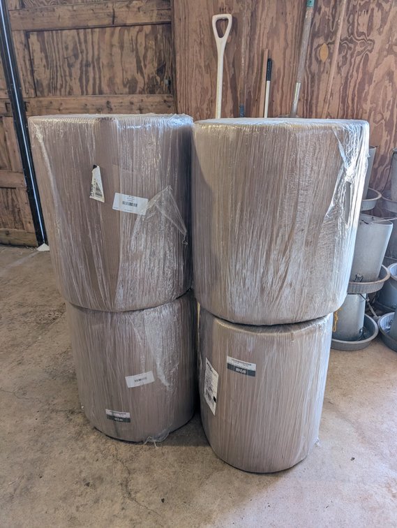 (4) Rolls of Corrugated Box