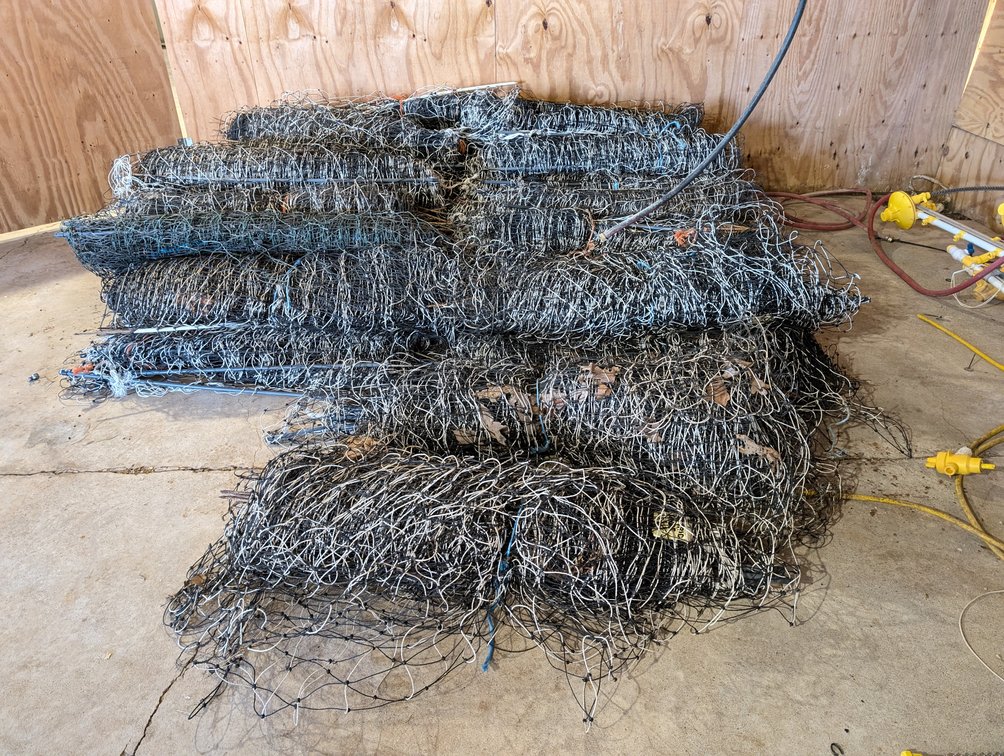 Large Lot of Electrified Poultry Fence