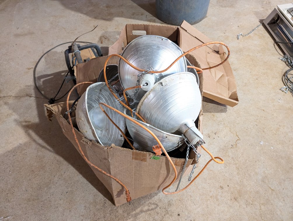 Heat Lamps, Water Floats, DeWalt Radio, Etc