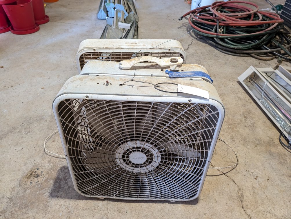 (3) Box Fans