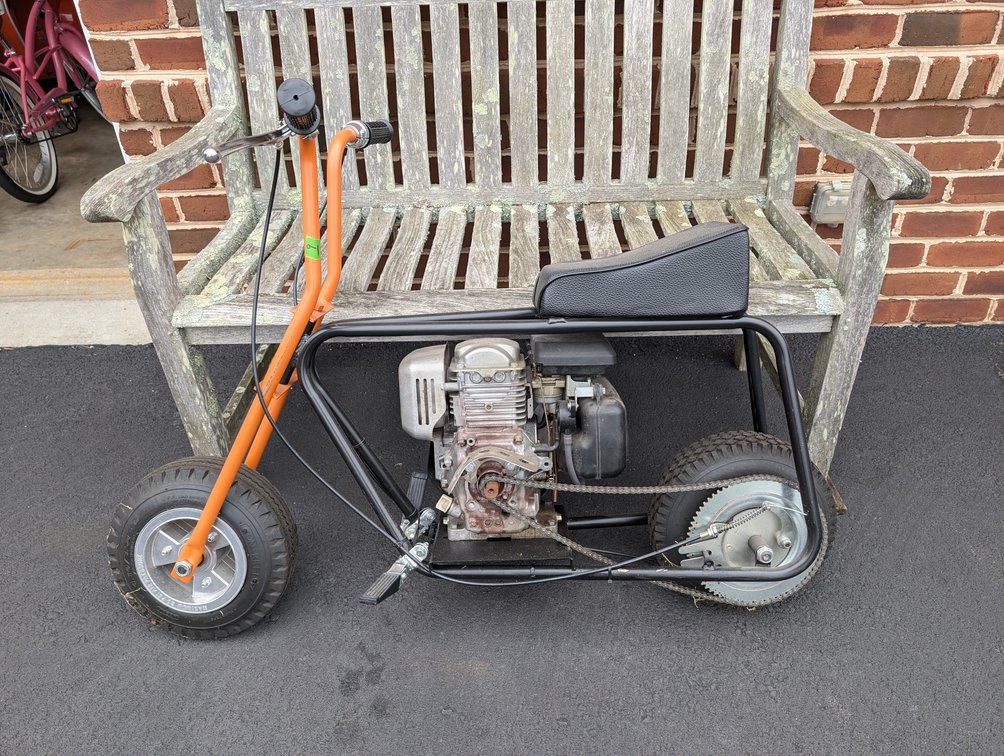Gas-Powered Engine Mini Bike
