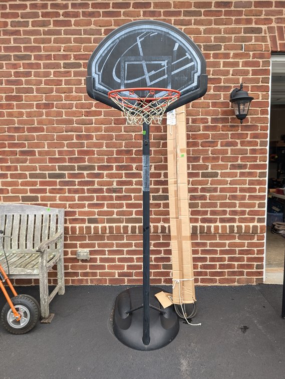 Lifetime Adjustable Portable Basketball Hoop System