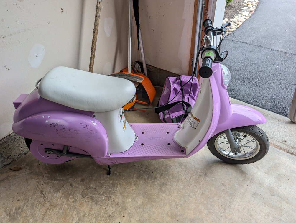 Razor Pocket Mod Miniature Electric Scooter (Purple)