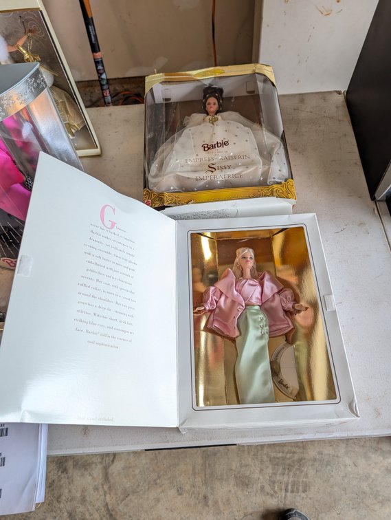 Lot of (2) Collector Edition Barbie Dolls: "Empress Sissi" & Classique "Evening Sophisticate"