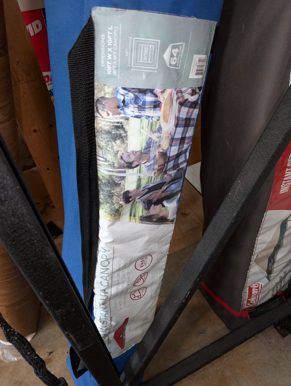 Quest 10ft x 10ft Instant Up Pop-Up Canopy Tent in Carrying Bag