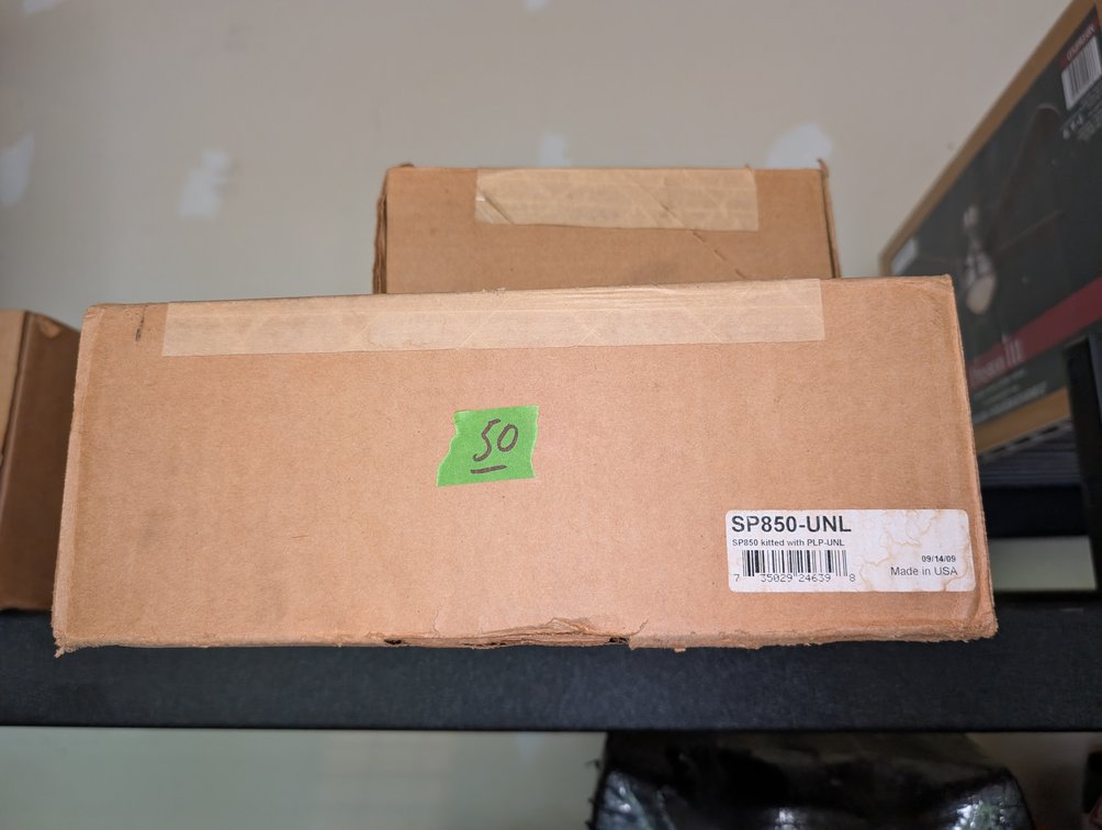 Peerless SP850-UNL Pull-Out TV Mount with PLP-UNL Universal Adapter Box