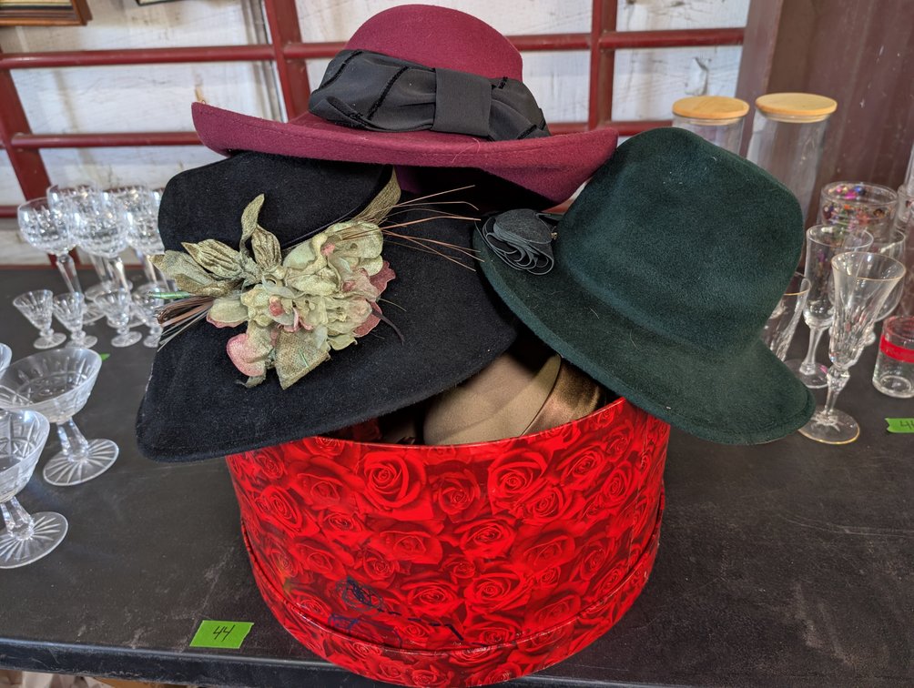 Vintage Ladies' Wool Felt Hats