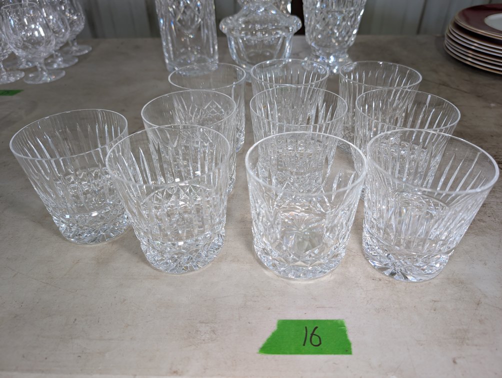 (8) Waterford Cut Crystal Old Fashioned Rocks Glasses
