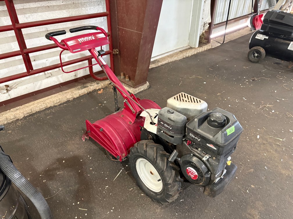 White Outdoor 5.5 HP OHV Rear Tine Garden Tiller