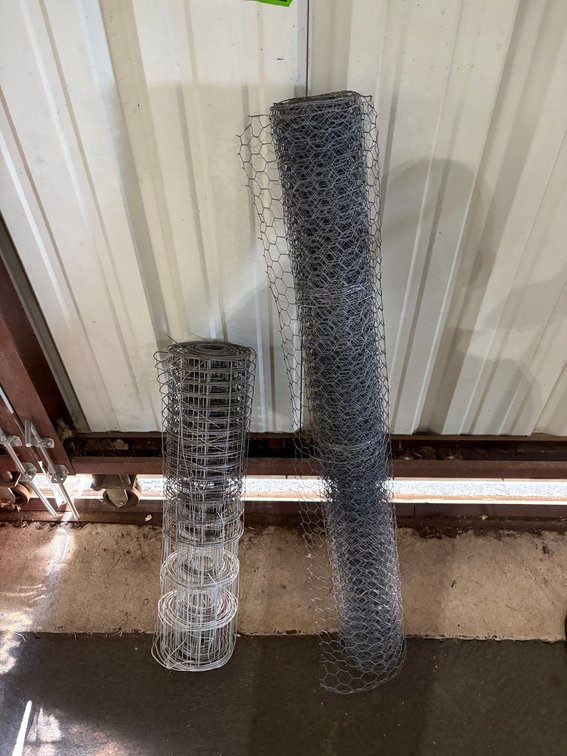 Mixed Rolls of Fencing - Woven Wire and Chicken Wire