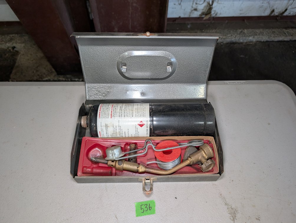 BernzOmatic Propane Torch Kit in Original Metal Carrying Case