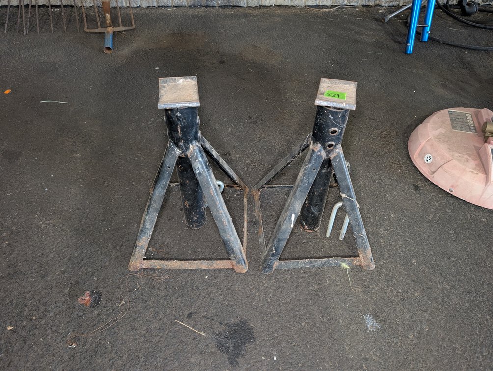 Pair of Heavy Duty Steel Jack Stands