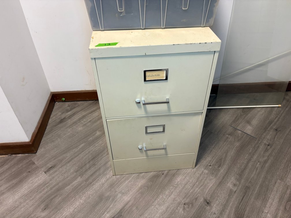Two-Drawer Metal Vertical Filing Cabinet